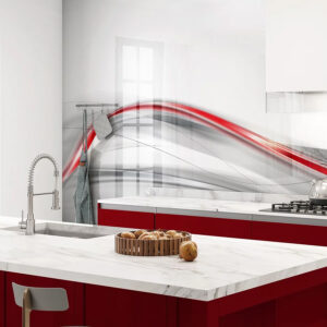 kitchen, splashback, printed design