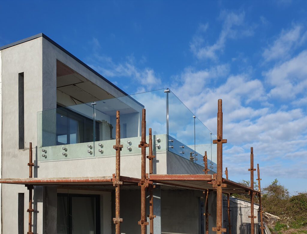 Outside Glass Balustrade Toughened & Laminated Glass