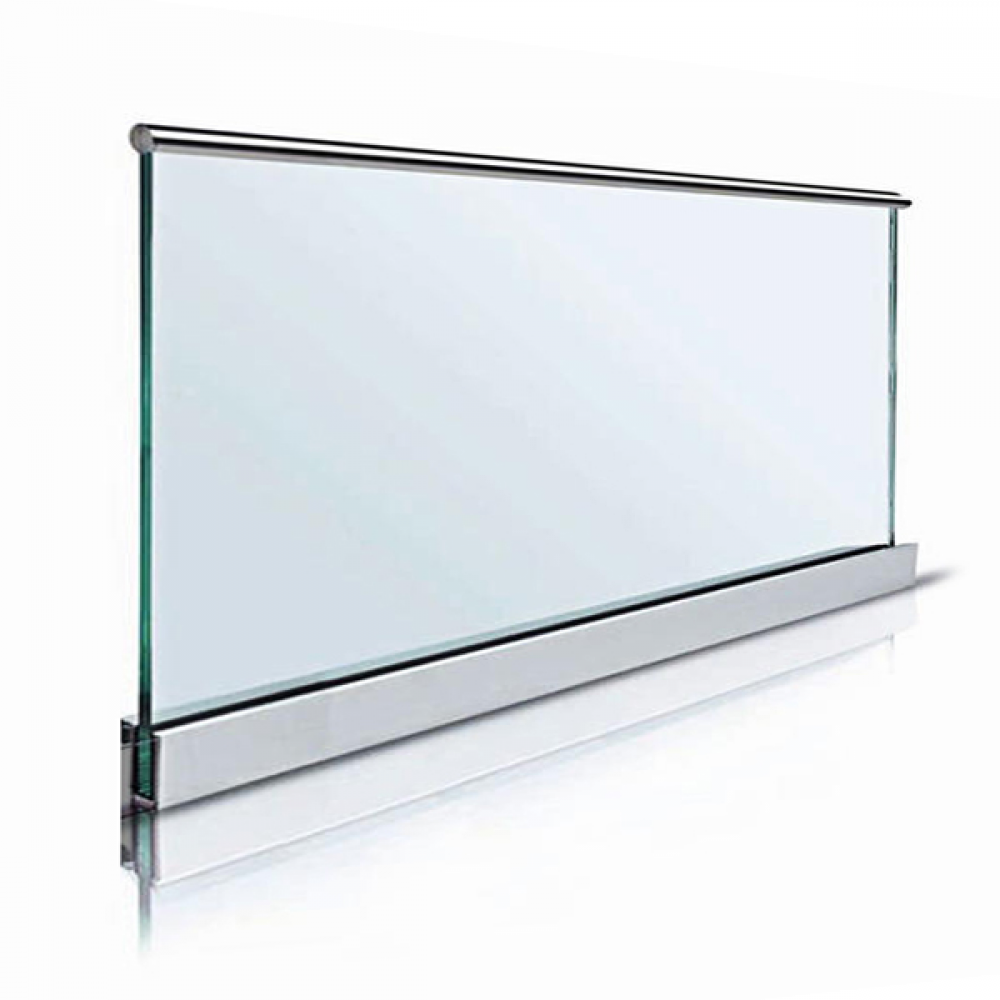 Framless Crystal View Glass Balustrade with Handrail