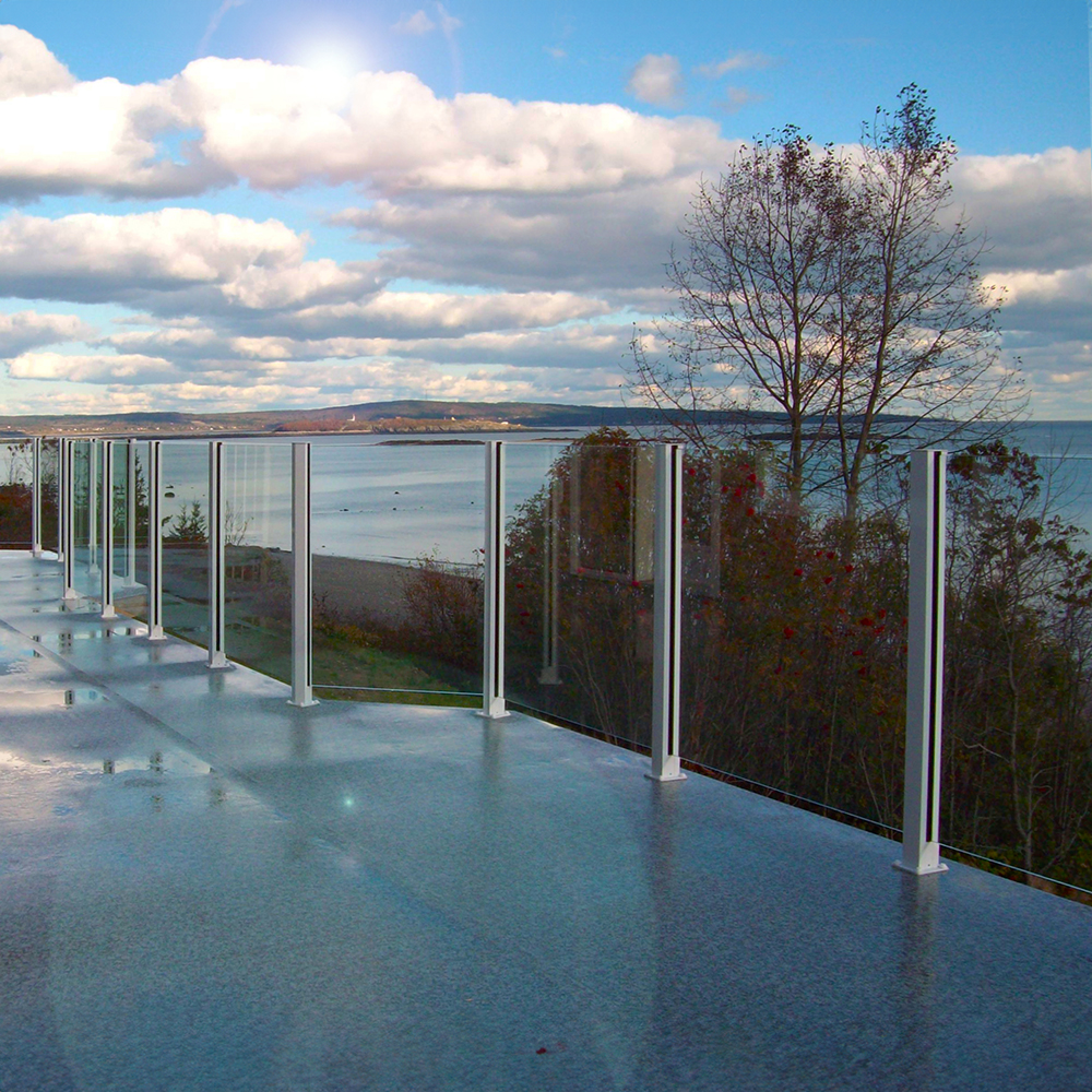 EAZIRAIL ALU POSTS Glass Balutstrade